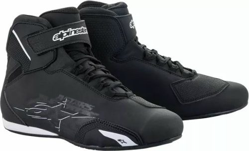 Alpinestars Sektor Fekete Fehér Motoros Cipő 47