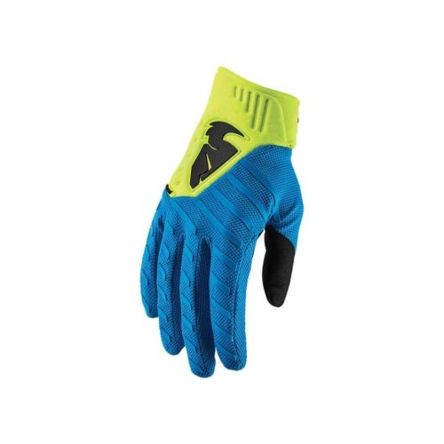 Thor Rebound Cross Kesztyű Electric Blue-Acid L