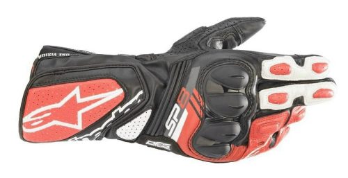 Kesztyű Alpinestars SP-8 V3 Fekete Fehér Piros L