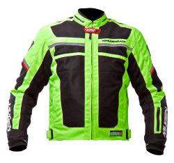 Mugen Race MNR-1731 Fekete-Fluo Textil Női motoros kabát L